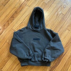 Essentials Kids Hoodie in Dark Gray